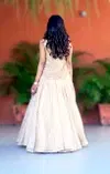 Pc 563 Vichitra Silk Embroidery Work Party Wear Indo Western Suppliers In India